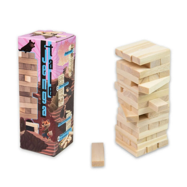 Настільна гра "Jenga Tale" 30966 48 брусків українською мовою