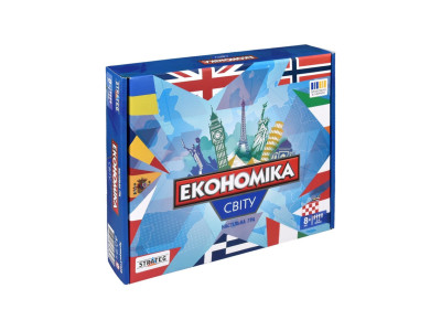 Настільна гра Монополія "Економіка світу" 31028 2-4 гравці Настільна гра Монополія "Економіка світу" 31028 2-4 гравці