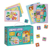 Настільна гра-лото "Збираємось у подорож" 301227 32 фішки