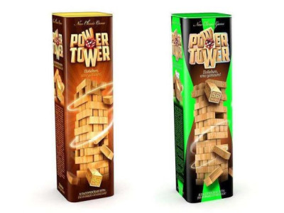 Розвиваюча настільна гра Джанга VEGA POWER TOWER 7802DT 56 блоків