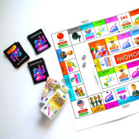 Настільна економічна гра Монополія 10120186 ігрове поле картки фішки