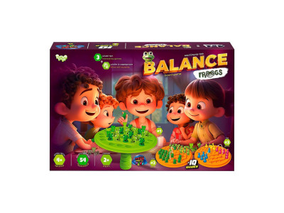 Розвиваюча настільна гра "Balance Frogs" Danko Toys BalF-01 зі слаймом