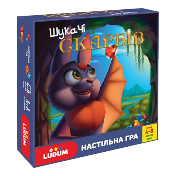 Дитяча настільна гра "Шукачі скарбів" LD1049-55 українська мова Ludum Дитяча настільна гра "Шукачі скарбів" LD1049-55 українська мова Ludum