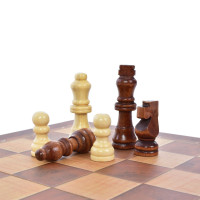 Набір настільних ігор "Шахи нарди шашки 3 в 1" W6628 деревяні