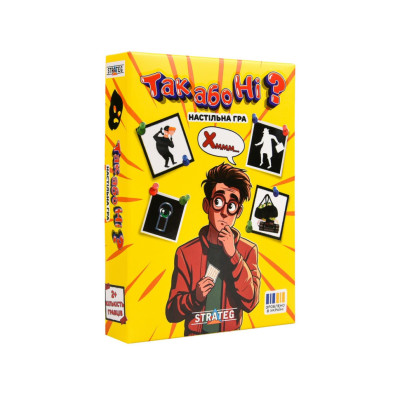 Карткова гра "Так чи ні?" 30942 інструкція 110 карток