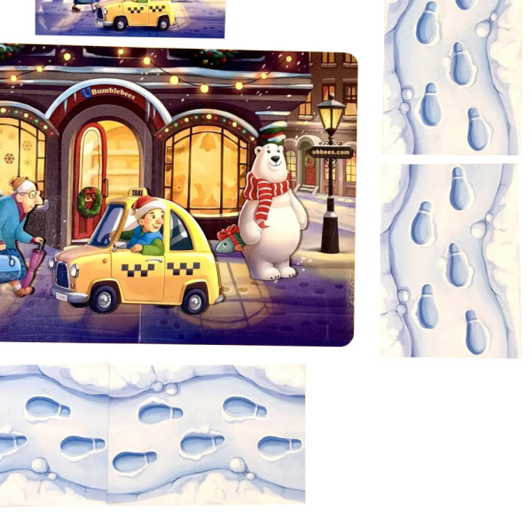 Дитяча настільна гра "Хто був на вулиці?" (ПСД294) PSD294 деревяна