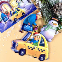 Дитяча настільна гра "Хто був на вулиці?" (ПСД294) PSD294 деревяна