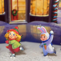 Дитяча настільна гра "Хто був на вулиці?" (ПСД294) PSD294 деревяна