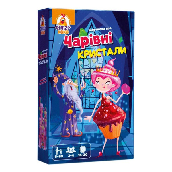 Настільна розважальна гра "Чарівні кристали" VT8077-04 50 карток
