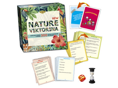 Дитяча настільна гра "NATURE. Вікторина NEW" MKK0606 від 5 років Дитяча настільна гра "NATURE. Вікторина NEW" MKK0606 від 5 років