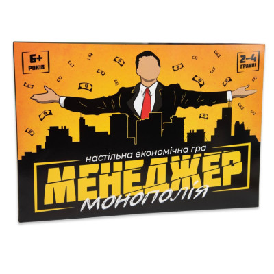 Настільна гра "Менеджер Монополія" 30342 ігрове поле фішки кубики
