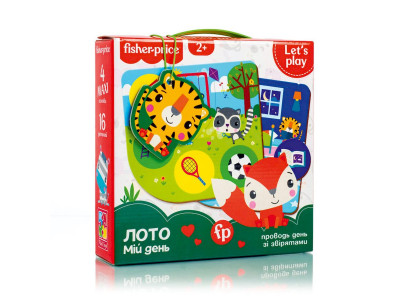 Гра настільна "Fisher Price. Лото. Мій день" VT2910-02 4 гральні поля