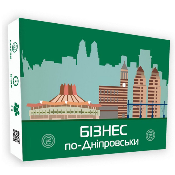 Настільна гра "Монополія Бізнес по-Дніпровськи" PLR-0029 Настільна гра "Монополія Бізнес по-Дніпровськи" PLR-0029