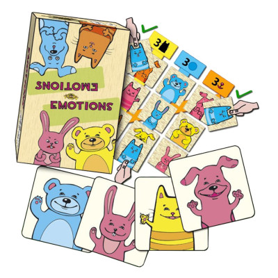 Настільна карткова гра "Emotions" Майстер MKZ0810 склад першим ряд