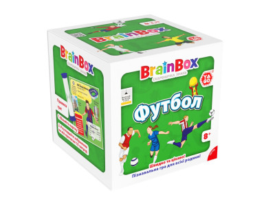 Карткова гра Brainbox "Футбол" Yago BZZBRFB02UA 55 карток 1 гральний кубик Карткова гра Brainbox "Футбол" Yago BZZBRFB02UA 55 карток 1 гральний кубик