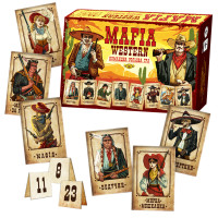 Командна рольова гра "MAFIA WESTERN" MKZ0815 24 картки