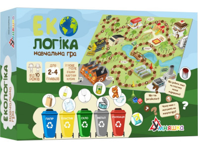 Дитяча настільна навчальна гра "Екологіка"(1319-UM) укр. мовою