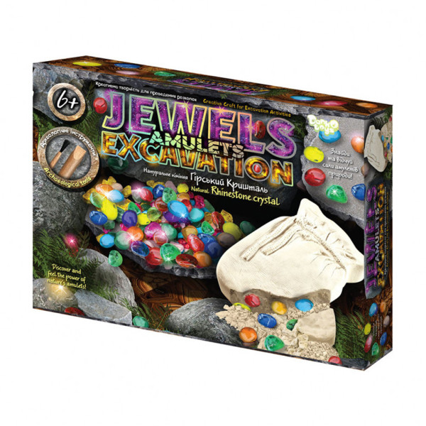 Набір для проведення розкопок "Jewels Amulets Excavation" каміння JAEX-01-01 Набір для проведення розкопок "Jewels Amulets Excavation" каміння JAEX-01-01