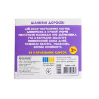 Навчальні картки "Вивчаємо займенники ТИ ВИ" 10109167 15 карток