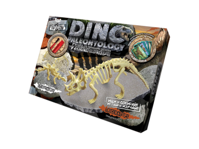 Ігровий набір для проведення розкопок DINO PALEONTOLOGY 6377 в коробці Трицератопс Ігровий набір для проведення розкопок DINO PALEONTOLOGY 6377 в коробці Трицератопс