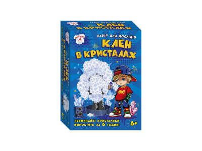 Набір для експериментів Клен у кристалах 10114180 білий