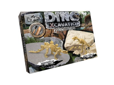Дитячий набір для проведення розкопок динозаврів DINO EXCAVATION DEX-01 Стегозавр