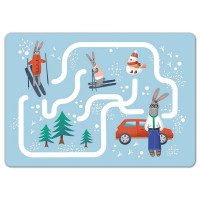 Дитячі розвивальні картки "Пиши-стирай Лабіринти" 1781001 Дитячі розвивальні картки "Пиши-стирай Лабіринти" 1781001