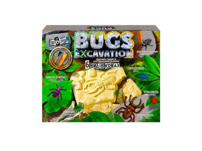 Дитячий набір для проведення розкопок "Bugs Excavation" Жуки Danko Toys BEX-01U Укр BEX-01-06U