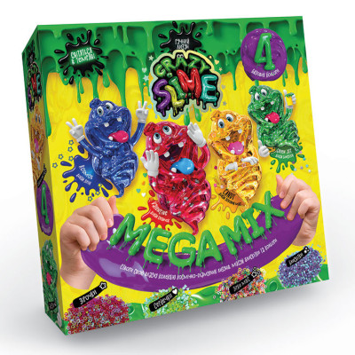 Ігровий набір для проведення дослідів "Crazy Slime" SLM-03 4в1 SLM-03-01U
