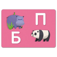 Дитячі розвивальні картки "Пиши-стирай Пишемо букви" 1781006 Дитячі розвивальні картки "Пиши-стирай Пишемо букви" 1781006