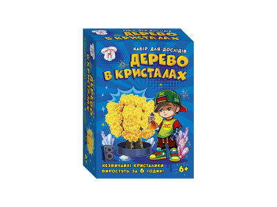 Набір для експериментів Дерево у кристалах 10114174 жовте Набір для експериментів Дерево у кристалах 10114174 жовте