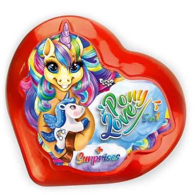 Набір креативної творчості "Pony Love" BPS-01-02U укр Червоний