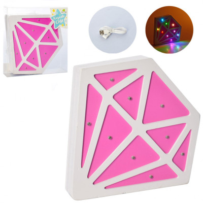 Дитячий нічник Кристал MD 2242 деревяний