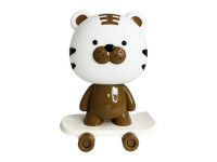 Нічник дитячий «Тигр на скейті» MGZ-1408(Brown) мережевий живлення від USB