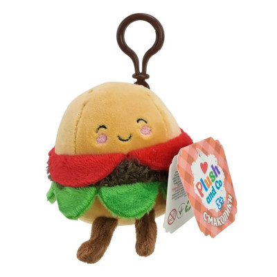 Мяка іграшка-брелок "Гамбургер" Plush and Co PLC25084 7 см