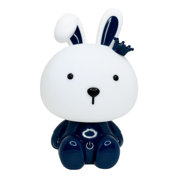 Нічник дитячий "Зайчик з короною" MGZ-1405(Blue) мережевий живлення від USB Нічник дитячий "Зайчик з короною" MGZ-1405(Blue) мережевий живлення від USB