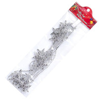 Декоративне намисто на ялинку "Зірочки" XYA-319 розмір 27 м