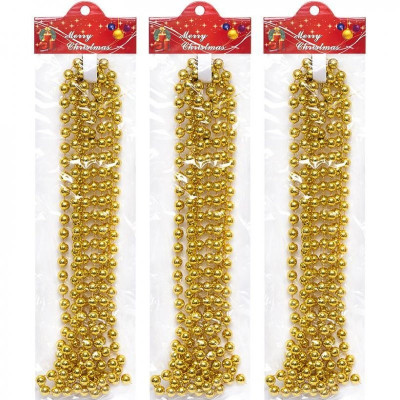 Декоративні новорічні намиста на ялинку 10мм XYA07-2.7 м Декоративні новорічні намиста на ялинку 10мм XYA07-2.7 м