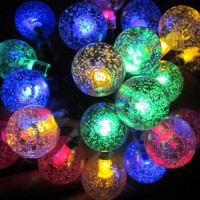 Гірлянда електрична "Кульки об'ємні" RJ-16 LED 20 лампочок мультиколір 35 м