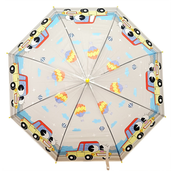 Парасолька дитяча "Веселий Пікап" MK 5232(Yellow) довжина 65 см тростина 60см