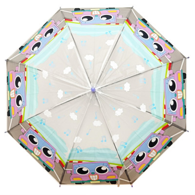 Парасолька дитяча "Веселий Автомобіль" MK 5232(Violet) довжина 65 см тростина 60 см