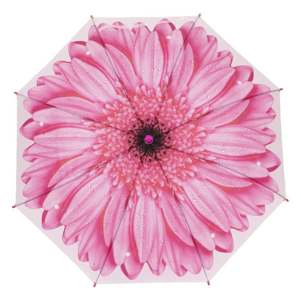 Парасолька-тростина дитяча UM14001 діаметр 65 см зі свистком Рожевий