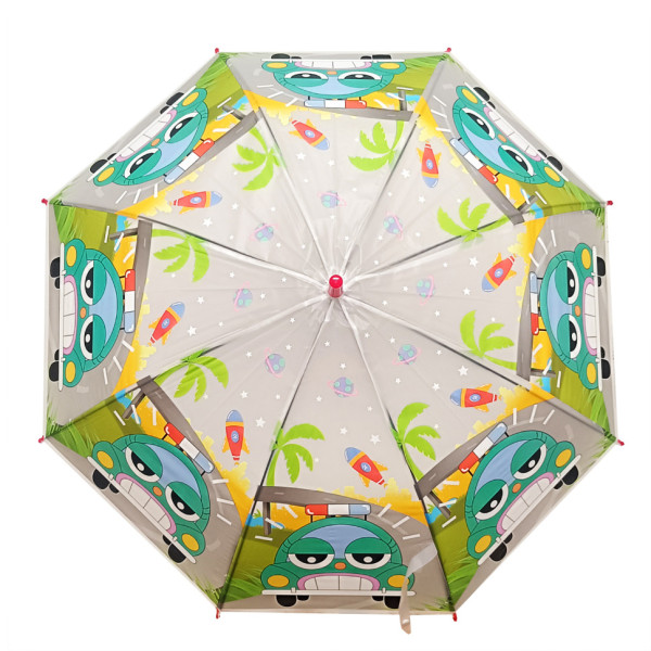 Парасолька дитяча "Поліцейський Автомобіль" MK 5232-1(Red) довжина 65 см тростина 60 см