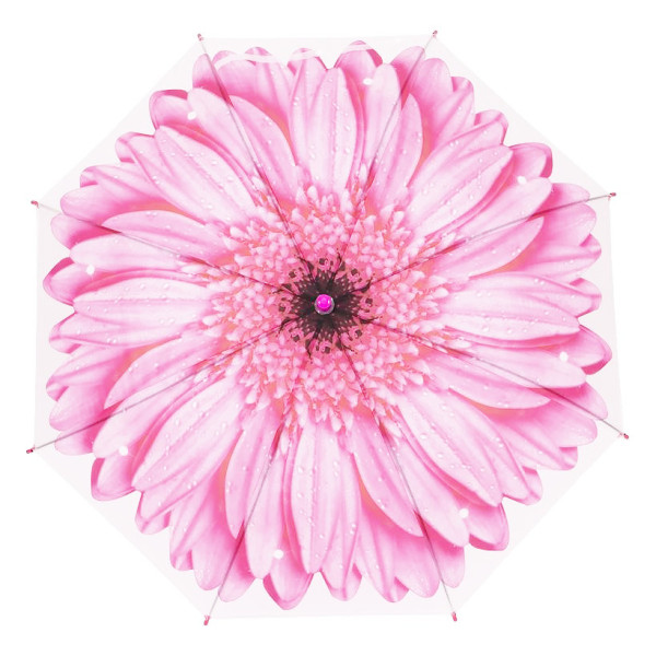 Парасолька-тростина дитяча UM14001 діаметр 65 см зі свистком Світло-Рожевий