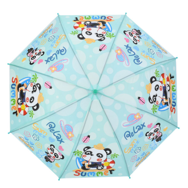 Дитяча парасолька "Panda Summer" MK 5801(Green) довжина 67 см тростина 605 см діаметр 84 см спиця 47 см Дитяча парасолька "Panda Summer" MK 5801(Green) довжина 67 см тростина 605 см діаметр 84 см спиця 47 см