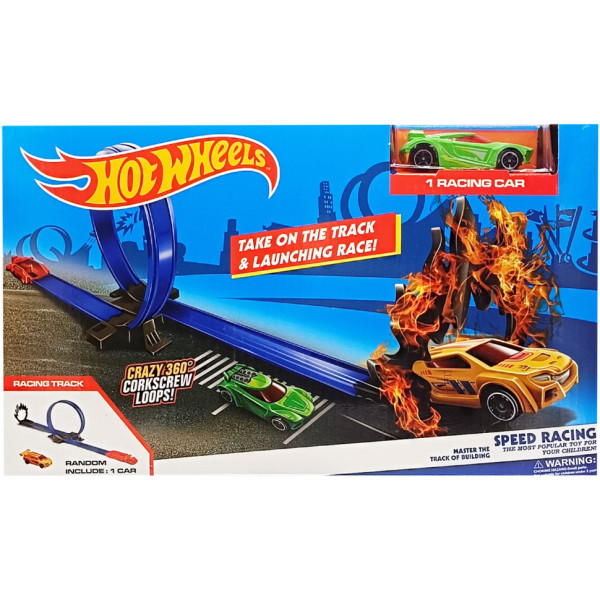 Ігровий набір Автотрек "Crazy racing 360" MS35(Green) 1 машинка в комплекті Ігровий набір Автотрек "Crazy racing 360" MS35(Green) 1 машинка в комплекті
