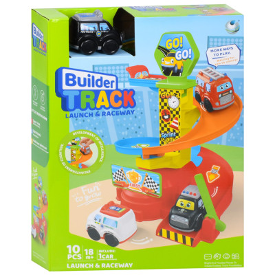 Дитячий ігровий гараж-автотрек 099-1(Black) машинка 75 см 10 деталей