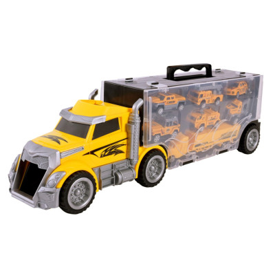 Дитячий трейлер з машинками LH638 6 машинок Дитячий трейлер з машинками LH638 6 машинок