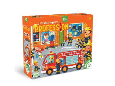 Пазл дитячий "Професії. Пожежник" 300702 150 елементів