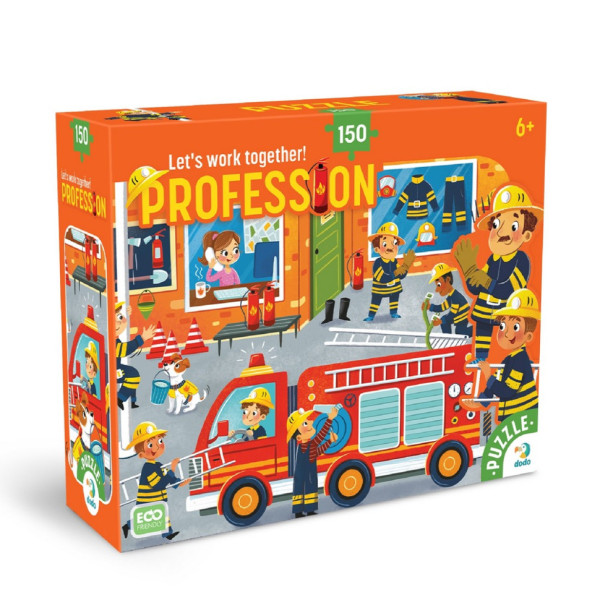 Пазл дитячий "Професії. Пожежник" 300702 150 елементів